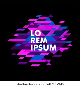 Minimalistic design, creative concept, modern diagonal abstract background. Geometric element. vector-stock illustration