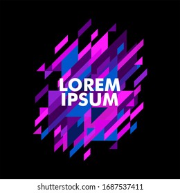 Minimalistic design, creative concept, modern diagonal abstract background. Geometric element. vector-stock illustration