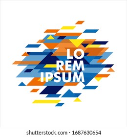 Minimalistic design, creative concept, modern diagonal abstract background. Geometric element. vector-stock illustration