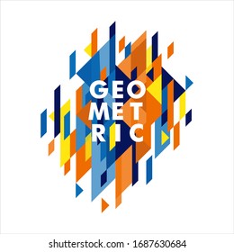 Minimalistic design, creative concept, modern diagonal abstract background. Geometric element. vector-stock illustration