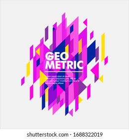 Diseño minimalista, concepto creativo, moderno diagonal de fondo abstracto. Elemento geométrico. ilustración vectorial