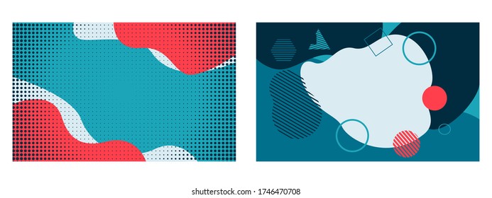 Minimalistic design, creative concept, modern diagonal abstract background Geometric element. Geometric background bright colors and dynamic shape compositions. Vector illustrations.