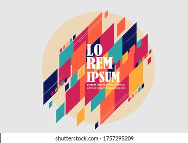 Minimalistic design, creative concept, modern diagonal abstract background. Geometric element. vector-stock illustration