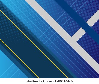 Minimalistic design, creative concept, modern diagonal abstract background Geometric element. Blue,yellow and red diagonal lines & triangles. vector-stock illustration
