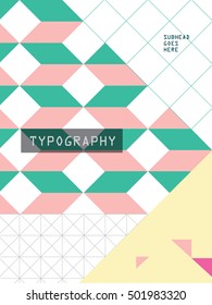 Minimalistic design/ creative concept/ modern diagonal abstract background Geometric element/ Cube graphic