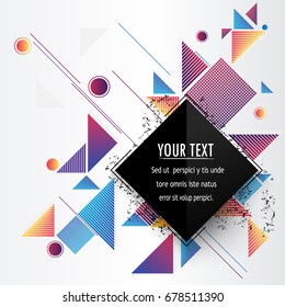 Minimalistic design, creative concept, modern diagonal abstract background Geometric element.