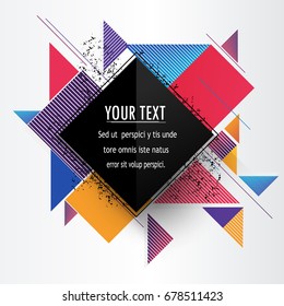 Minimalistic design, creative concept, modern diagonal abstract background Geometric element.