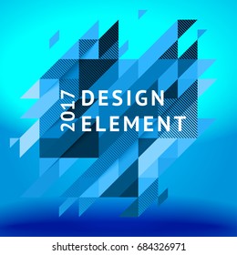 Minimalistic design, creative concept, modern diagonal abstract background Geometric element.  Vector-stock illustration In a modern flat style.