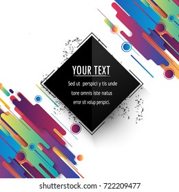 Minimalistic design, creative concept, modern diagonal abstract background Geometric element.