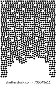 Minimalistic design. Halfton spiral cover A4 format. Halftone vector concentric spiral lines, modern business background. Vertical simple cover for presentation, computer technology clean background.