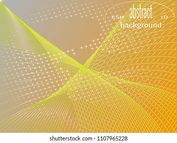 Minimalistic design for template. Abstract geometric background and colorful gradients halftone. Can be used for the design of posters, paintings, textiles, web design, magazine.