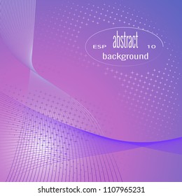 Minimalistic design for template. Abstract geometric background and colorful gradients halftone. Can be used for the design of posters, paintings, textiles, web design, magazine.