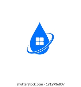 diseño minimalista impermeable logo sobre fondo blanco