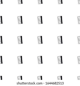 Minimalistic doodle background. Abstract seamless pattern for covering, textile and other design.