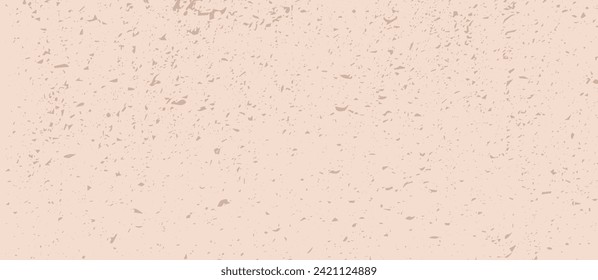 Minimalistic eggshell texture with grainy speckles and particles. Vintage grunge background. Vector illustration