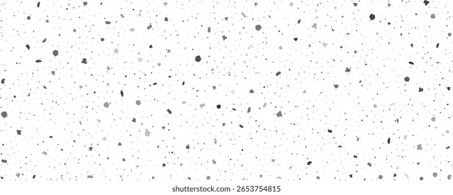 Textura de casca de ovo minimalista com salpicos sujos. Textura de papel de grão moderno com pequeno ruído, pontos, manchas, manchas, manchas, partículas. Tela de fundo do vetor