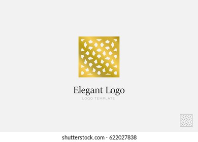Minimalistic Elegant Logo. Luxury emblem template