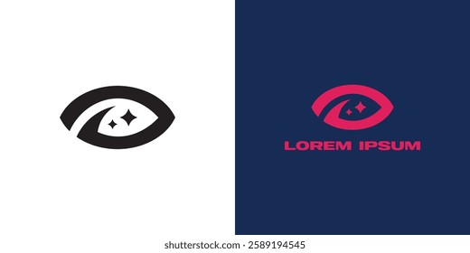 Minimalistic Eye Logo Mutiple branding use Design Illustration