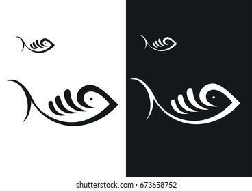 Minimalistic fish logo
Animal icon