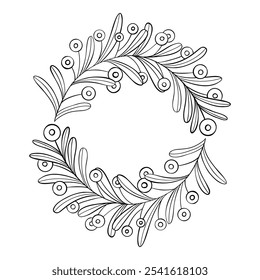 Minimalistic floral element. Minimal boho floral frames and bouquets, organic decorative simple minimalistic floral icon. Vector isolated icon on white background