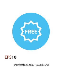 Minimalistic free label icon for web