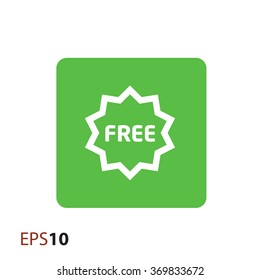 Minimalistic free label icon for web