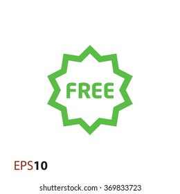 Minimalistic free label icon for web