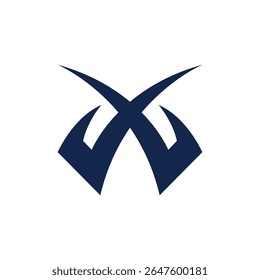 Minimalistic Gaming X Monogram Logo
