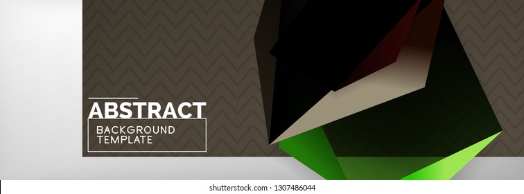 Fondo abstracto geométrico mínimo, diseño de afiches vectoriales