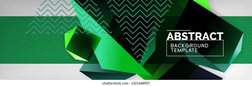 Fondo abstracto geométrico mínimo, diseño de afiches vectoriales
