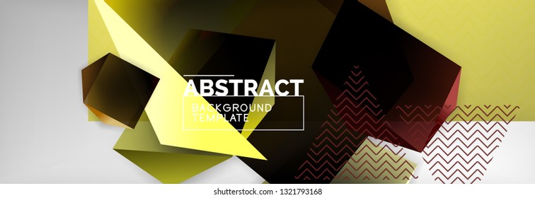 Fondo abstracto geométrico mínimo, diseño de afiches vectoriales