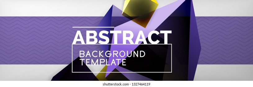 Fondo abstracto geométrico mínimo, diseño de afiches vectoriales