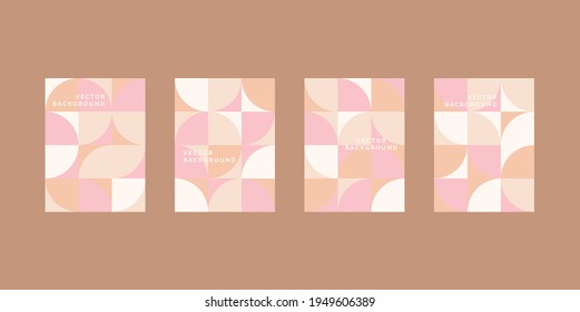 Minimalistic geometric art wall posters