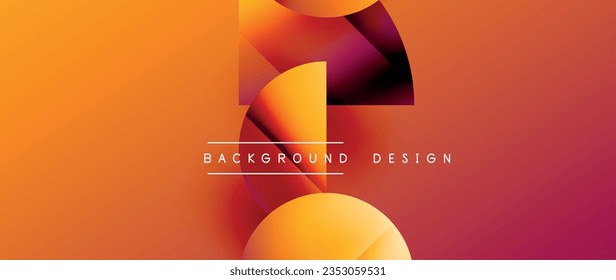 Minimalistic geometric backdrop showcasing metallic circles and squares, embodying understated elegance. Reflective surfaces and precise forms create harmonious blend of simplicity and sophistication