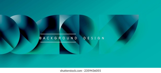 Fondo geométrico minimalista que exhibe círculos metálicos y cuadrados, encarnando una elegancia subestimada. Las superficies reflectantes y las formas precisas crean una combinación armoniosa de simplicidad y sofisticación