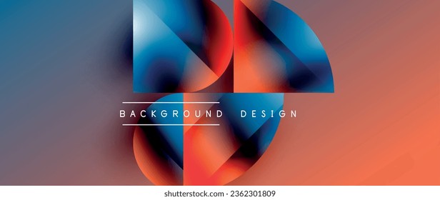 Minimalistic geometric backdrop showcasing metallic circles and squares, embodying understated elegance. Reflective surfaces and precise forms create harmonious blend of simplicity and sophistication