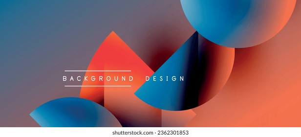 Minimalistic geometric backdrop showcasing metallic circles and squares, embodying understated elegance. Reflective surfaces and precise forms create harmonious blend of simplicity and sophistication