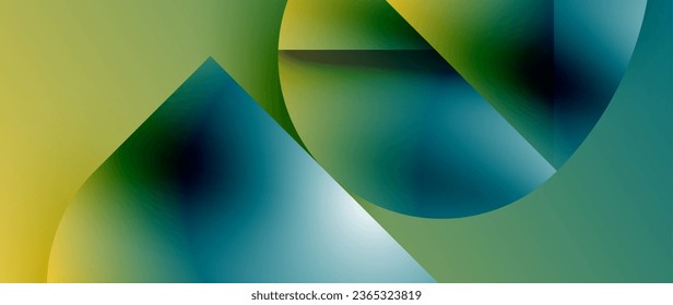 Minimalistic geometric backdrop showcasing metallic circles and squares, embodying understated elegance. Reflective surfaces and precise forms create harmonious blend of simplicity and sophistication