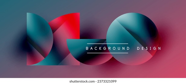 Minimalistic geometric backdrop showcasing metallic circles and squares, embodying understated elegance. Reflective surfaces and precise forms create harmonious blend of simplicity and sophistication