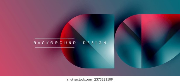 Fondo geométrico minimalista que exhibe círculos metálicos y cuadrados, encarnando una elegancia subestimada. Las superficies reflectantes y las formas precisas crean una combinación armoniosa de simplicidad y sofisticación