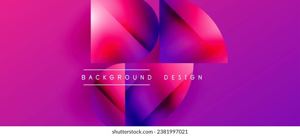 Minimalistic geometric backdrop showcasing metallic circles and squares, embodying understated elegance. Reflective surfaces and precise forms create harmonious blend of simplicity and sophistication