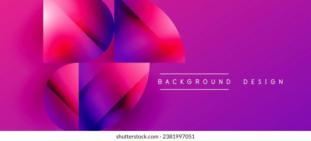Minimalistic geometric backdrop showcasing metallic circles and squares, embodying understated elegance. Reflective surfaces and precise forms create harmonious blend of simplicity and sophistication
