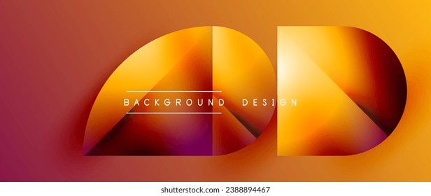 Minimalistic geometric backdrop showcasing metallic circles and squares, embodying understated elegance. Reflective surfaces and precise forms create harmonious blend of simplicity and sophistication