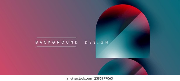 Fondo geométrico minimalista que exhibe círculos metálicos y cuadrados, encarnando una elegancia subestimada. Las superficies reflectantes y las formas precisas crean una combinación armoniosa de simplicidad y sofisticación