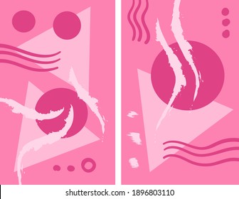 Minimalistic geometric background design vector illustration. Stylish design for print. Stylish background for text.