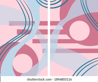 Minimalistic geometric background design vector illustration. Stylish design for print. Stylish background for text.