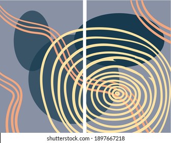 Minimalistic geometric background design vector illustration. Stylish design for print. Stylish background for text.