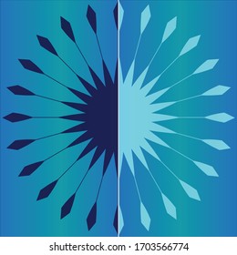 Minimalistic geometric background. Dynamic composition of figures. Liquid color background design. A fluid gradient forms a composition. Futuristic design posters. Eps Vector 9.