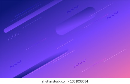 Minimalistic geometric background. Futuristic vector illustration with organic shapes.