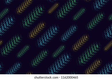 Minimalistic geometric background. Seamless vector abstract pattern. Dynamic composition of figures. Eps10.